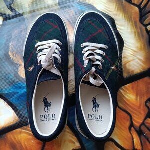 Men's Tartan Wool Plaid Polo Ralph Lauren